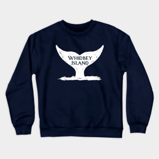 Whidbey Island WA Orca Whale Tail Island Living Pacific Northwest Crewneck Sweatshirt